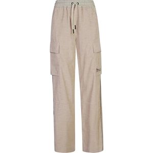 Moncler Beige Grenoble Broek met Applicatie , Beige , Dames , Maat: XS