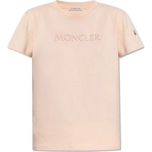 Moncler, Dames, Tops, Roze, Maat: XS Katoen,