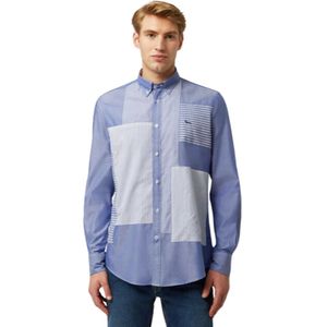 Harmont & Blaine, Heren, Overhemden, Blauw, Maat: S