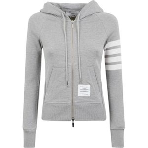 Thom Browne, Dames, Sweatshirts & Hoodies, Grijs, Maat: S Katoen,