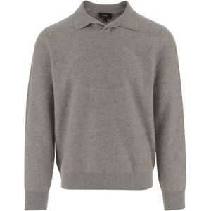 Vince, Heren, Truien, Grijs, Maat: XL Kasjmier,