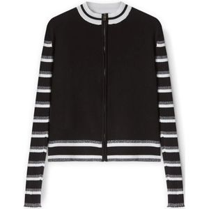 Motivi, Dames, Truien, Zwart, Maat: XS Viscose,