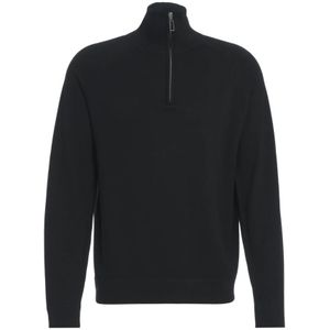 Paolo Pecora, Heren, Truien, Zwart, Maat: M Wol,