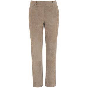 Ermanno Scervino, Dames, Broeken, Beige, Maat: M