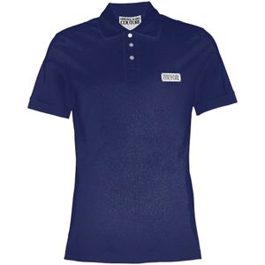 Versace Jeans Couture, Heren, Tops, Blauw, Maat: XS