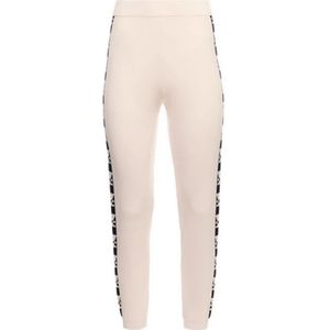 Elisabetta Franchi, Dames, Broeken, Wit, Maat: L Polyamide,