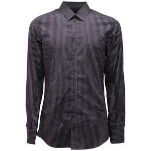 Dolce & Gabbana, Heren, Overhemden, Blauw, Maat: M