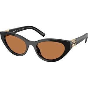 Miu Miu - Mua 04S 16K10I - Zonnebril - Zwart - Cat-Eye