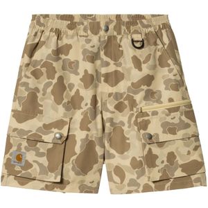 Carhartt Wip, Heren, Korte broeken, Bruin, Maat: S Poliester,