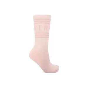 Versace Sokken met logo , Pink , Dames , Maat: L