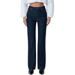 Khaite, Dames, Jeans, Zwart, Maat: W27
