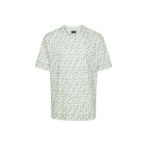 Fendi Stijlvol T-shirt , Multicolor , Heren , Maat: L