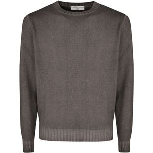 Filippo De Laurentiis, Heren, Truien, Grijs, Maat: XL Wol,