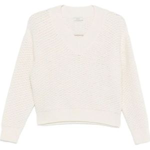 Peserico, Dames, Truien, Wit, Maat: XS