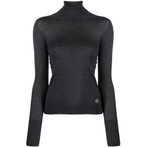 Lorena Antoniazzi, Dames, Truien, Grijs, Maat: S Kasjmier,