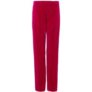Tom Ford, Dames, Broeken, Roze, Maat: XS Satijn,