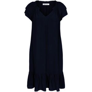 Co'Couture, Dames, Jurken, Blauw, Maat: XS Viscose,