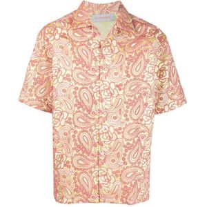 Bluemarble, Heren, Overhemden, Rood, Maat: M