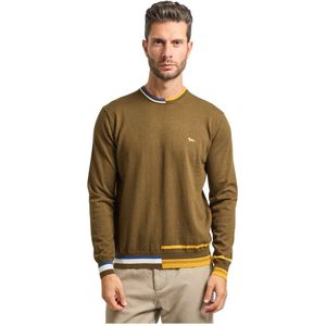 Harmont & Blaine, Heren, Truien, Groen, Maat: XL Katoen,