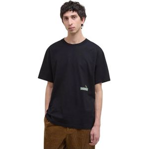 Barbour, Heren, Tops, Zwart, Maat: L Katoen,