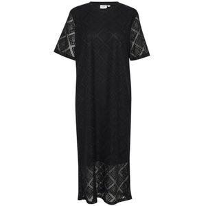 Saint Tropez, Dames, Jurken, Zwart, Maat: M