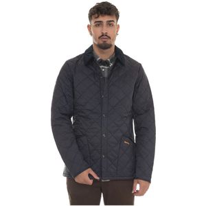 Barbour, Heren, Jassen, Blauw, Maat: 2XL Leer,