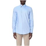 Hugo, Heren, Overhemden, Blauw, Maat: 2XL Katoen,