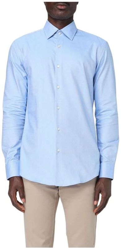 Hugo, Heren, Overhemden, Blauw, Maat: 2XL Katoen,