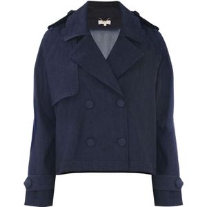 Kocca, Dames, Mantels, Blauw, Maat: L