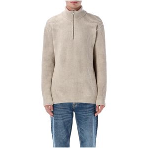 Colorful Standard, Heren, Truien, Beige, Maat: S Wol,