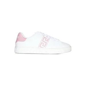 Versace Witte Roze Sneakers , White , Dames , Maat: 37 EU