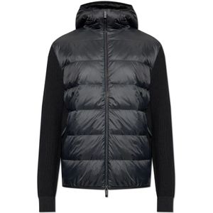Moncler, Heren, Truien, Zwart, Maat: S