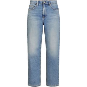 Max Mara, Dames, Jeans, Blauw, Maat: L Katoen,