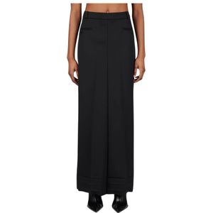 Balenciaga, Dames, Rokken, Zwart, Maat: 2XS Wol,