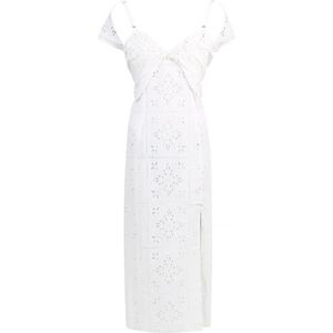 Jacquemus, Dames, Jurken, Wit, Maat: 2XS Katoen,