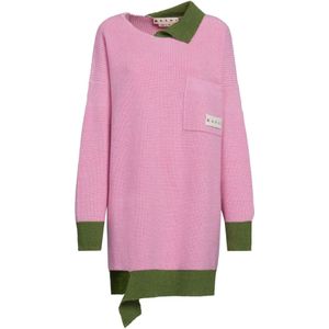 Marni, Dames, Jurken, Veelkleurig, Maat: 3XS