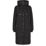 MOS Mosh - Geruite Donsjas - Zwart - Dames - Polyester