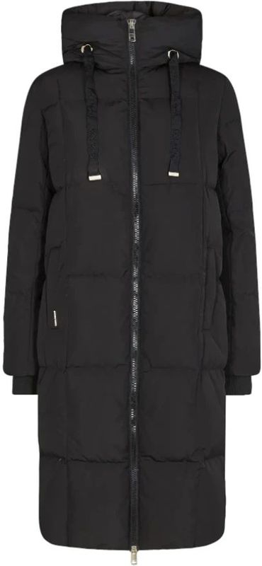 MOS Mosh - Geruite Donsjas - Zwart - Dames - Polyester