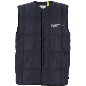 Moncler, Heren, Jassen, Blauw, Maat: M Polyamide,
