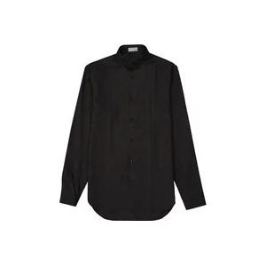 Dior Katoenen overhemd met lange mouwen , Black , Heren , Maat: S
