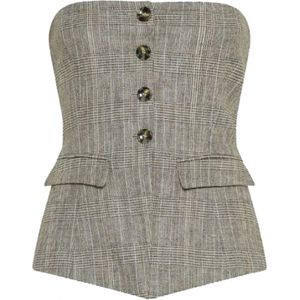 Marella, Dames, Tops, Grijs, Maat: XS