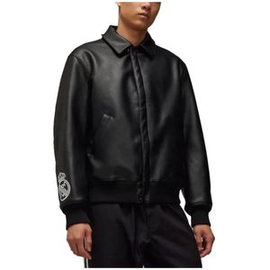 Adidas, Heren, Jassen, Zwart, Maat: L Katoen,