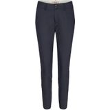 Pantalon - Navy - Katoen/Polyamide/Elastaan - Slim-Fit