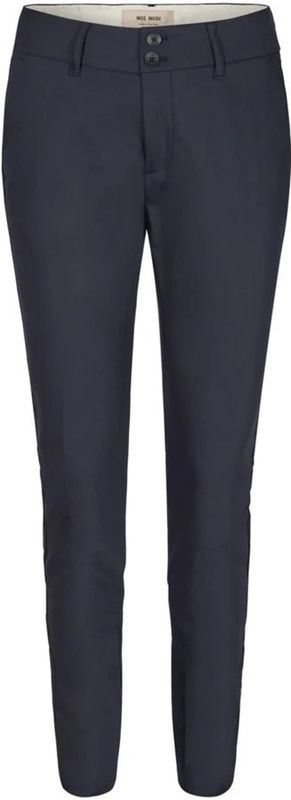 Pantalon - Navy - Katoen/Polyamide/Elastaan - Slim-Fit