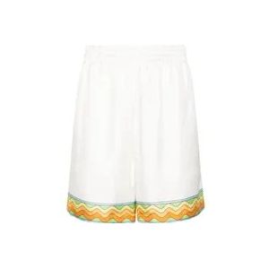 Casablanca Casual Shorts , White , Heren , Maat: M