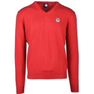 North Sails, Heren, Truien, Rood, Maat: 2XL Katoen,