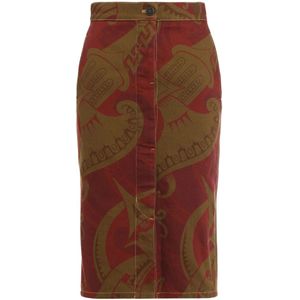 Vivienne Westwood, Dames, Rokken, Rood, Maat: W26 Katoen,