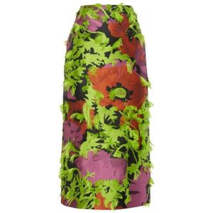 La DoubleJ, Dames, Rokken, Veelkleurig, Maat: XS Zijde,