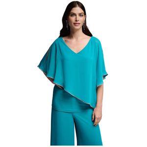 Joseph Ribkoff, Dames, Blouses & Shirts, Blauw, Maat: 3XL