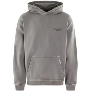 Represent, Heren, Sweatshirts & Hoodies, Grijs, Maat: S Katoen,